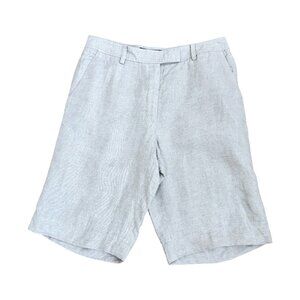 Brooks Brothers Linen Shorts Bermuda Trousers Beige (6)